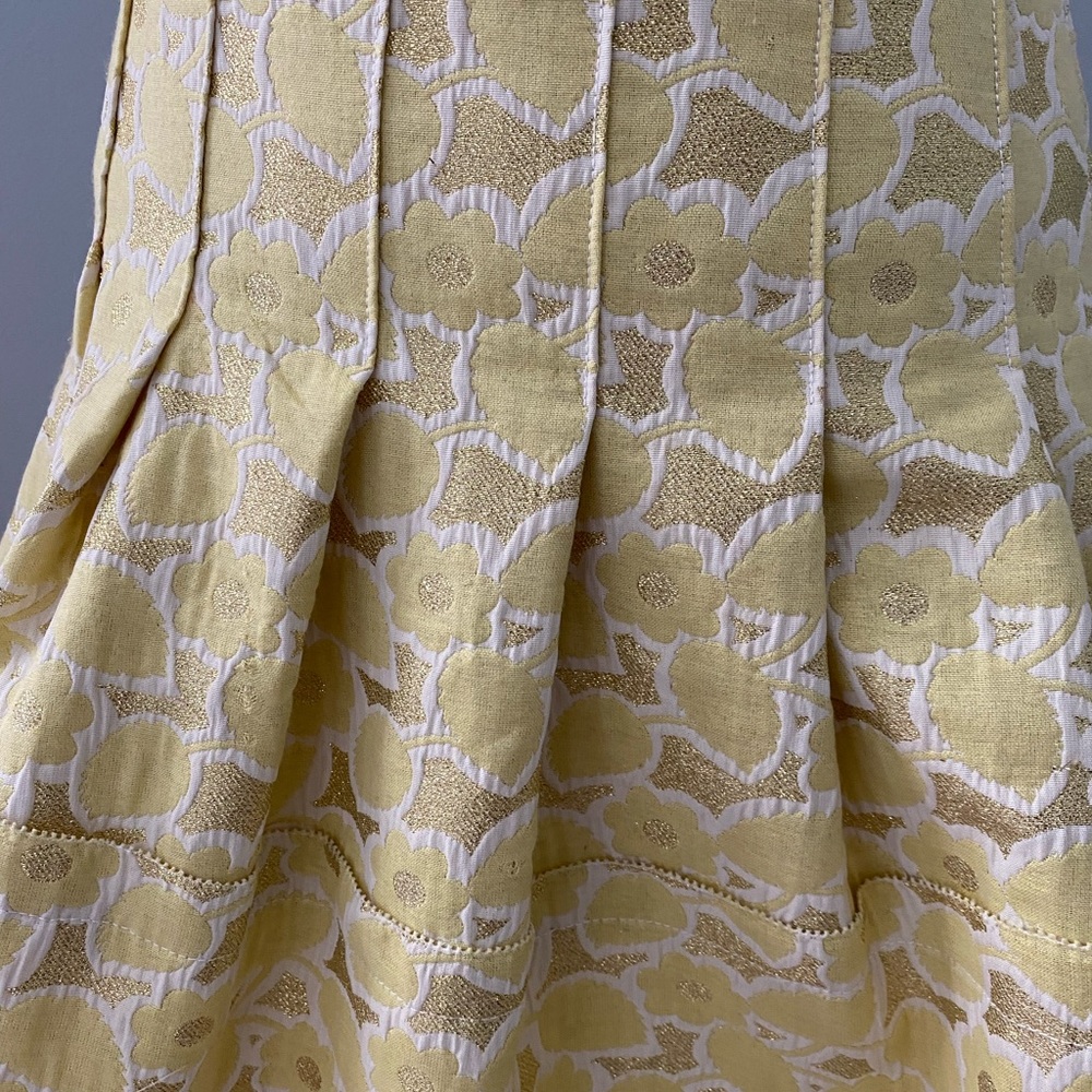 Vera Wang Lavender Label Brocade Mini Skirt Size 2 - Picture 4 of 7